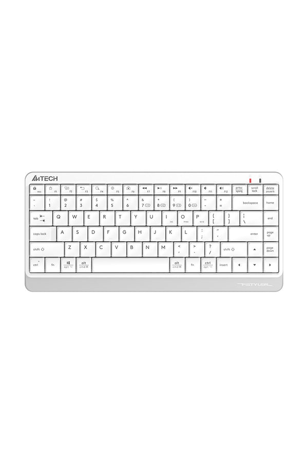 A4Tech - A4Tech FBK11 White Compact Dual-Mode Wireless Keyboard - white