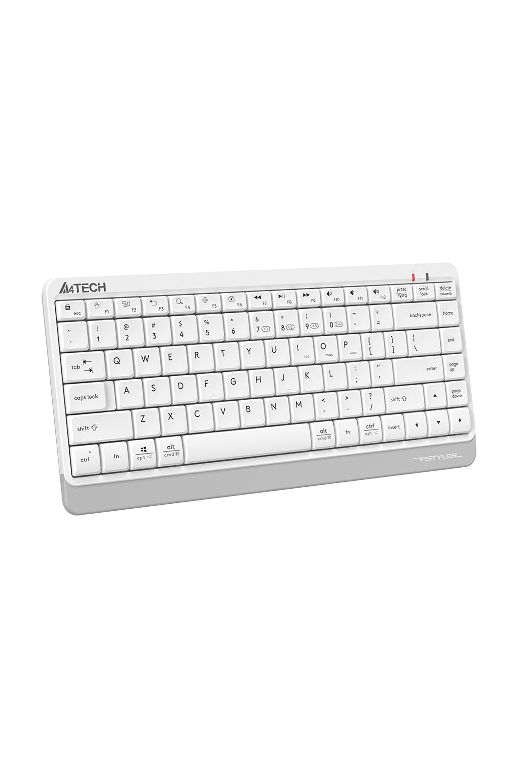 A4Tech - A4Tech FBK11 White Compact Dual-Mode Wireless Keyboard - white