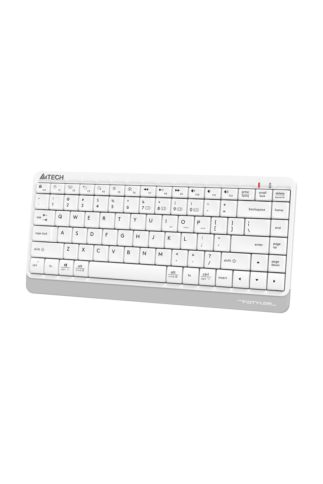 A4Tech - A4Tech FBK11 White Compact Dual-Mode Wireless Keyboard - white