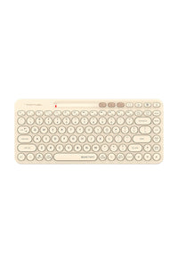 A4Tech - FBK36C AS Recharge Cmpct KB - cafe-latte