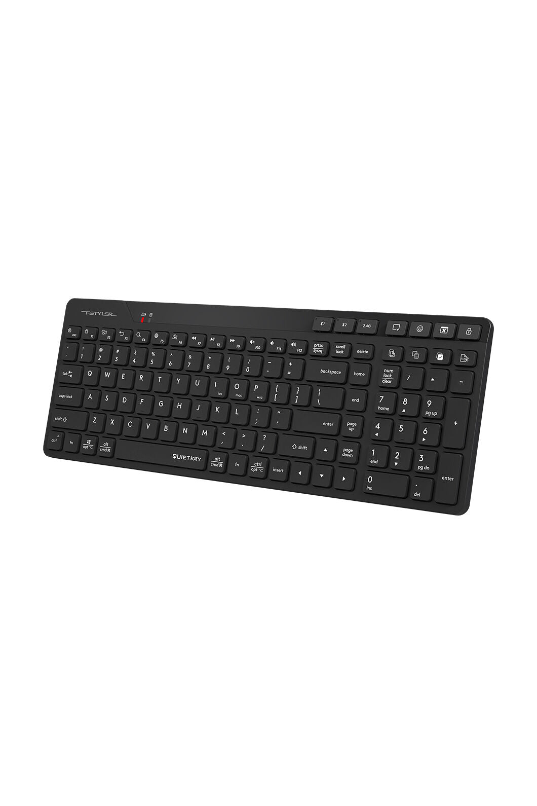 A4Tech - FBK27C AS Recharge TKL KB - black