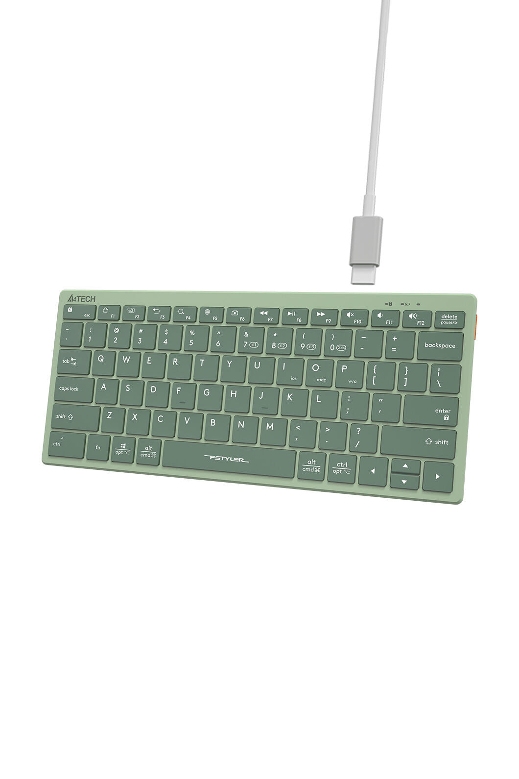 A4Tech - FBX51C SSwitch Nano Cmpct KB - matcha-green
