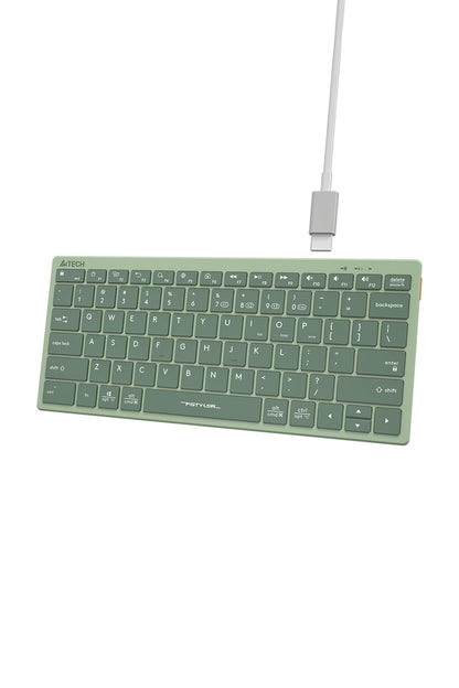 A4Tech - FBX51C SSwitch Nano Cmpct KB - matcha-green