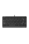 A4Tech - A4Tech FKS11 Grey Full Size A-Shape Comfortable Wired Keyboard - grey
