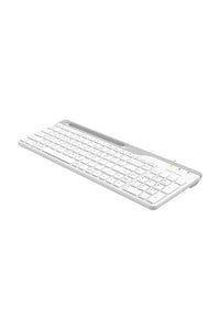 A4Tech - A4Tech FK25 White TKL 2-Section Multimedia Wired Keyboard - white