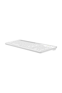 A4Tech - A4Tech FK25 White TKL 2-Section Multimedia Wired Keyboard - white