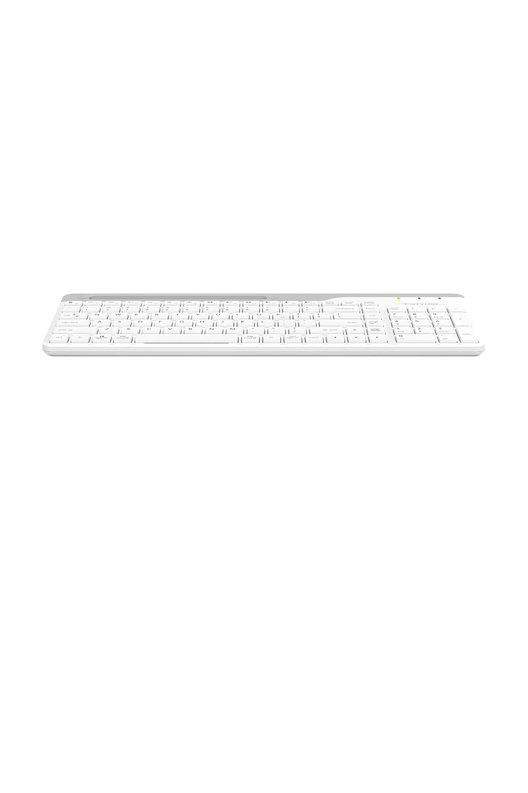 A4Tech - A4Tech FK25 White TKL 2-Section Multimedia Wired Keyboard - white