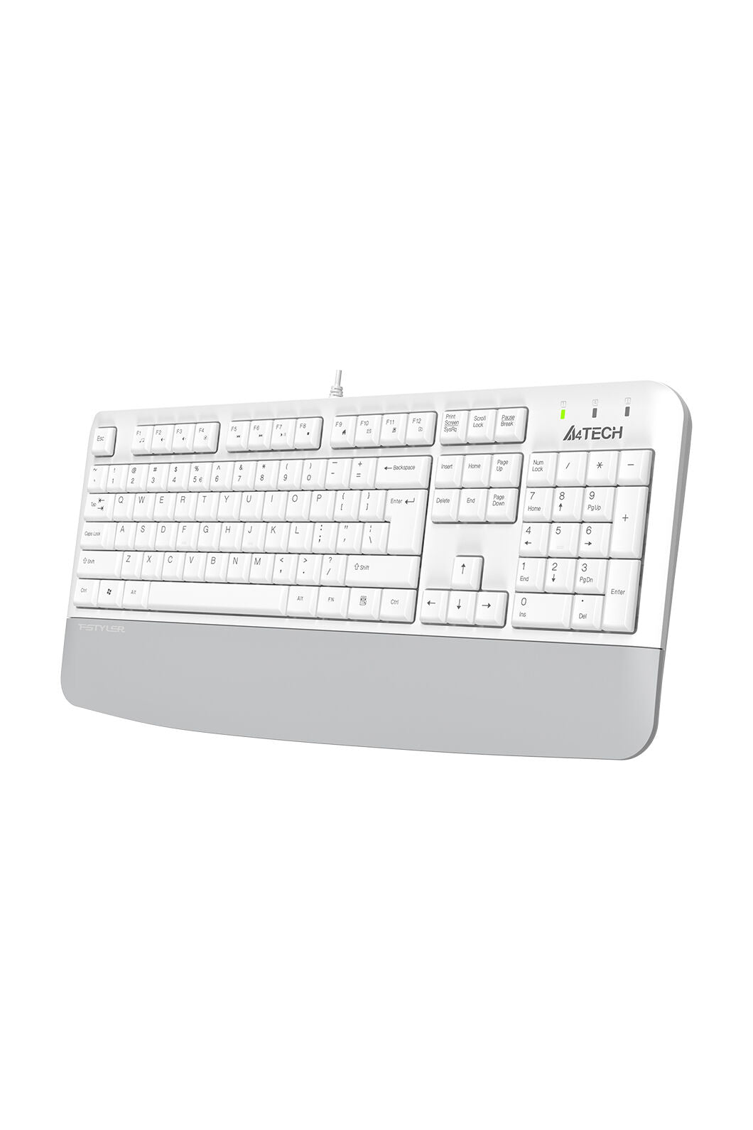 A4Tech - FK20 MMedia Wired Full KB - white