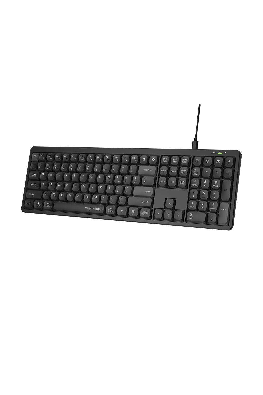 A4Tech - FX55 LowProfile Full KB - black