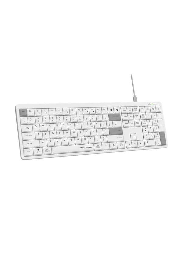 A4Tech - FX55 LowProfile Full KB - white
