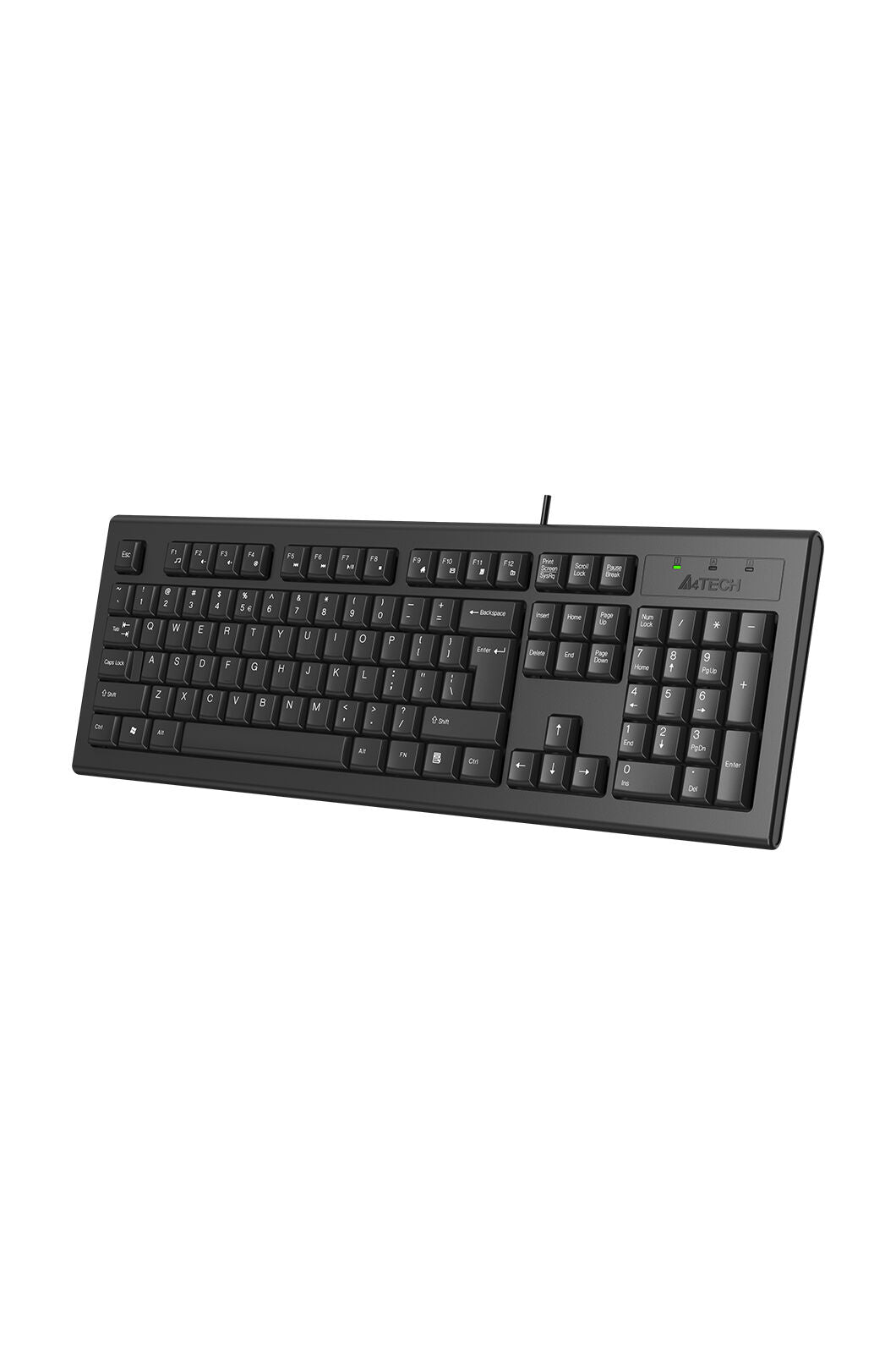 A4Tech - KR-85 Comfort Key FN Keyboard - black