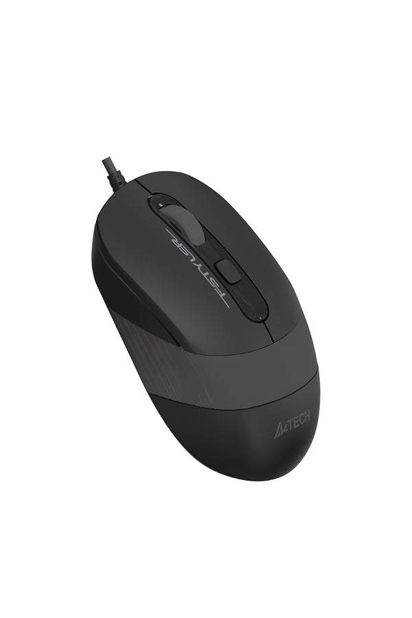 A4Tech - A4Tech FM10S Grey Silent Wired Office Mouse - grey