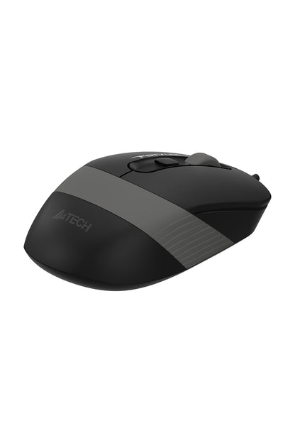 A4Tech - FM10S Silent Wire Mouse - grey