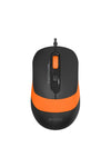 A4Tech - A4Tech FM10S Orange Silent Wired Office Mouse - orange