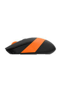 A4Tech - A4Tech FG10S Orange Silent Nano Receiver Wireless Mouse - orange