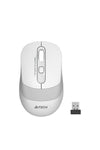 A4Tech - A4Tech FG10S White Silent Nano Receiver Wireless Mouse - white