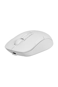 A4Tech - A4Tech FG15CS Air2 White Compact Dual-Mode Silent Wireless Mouse - white