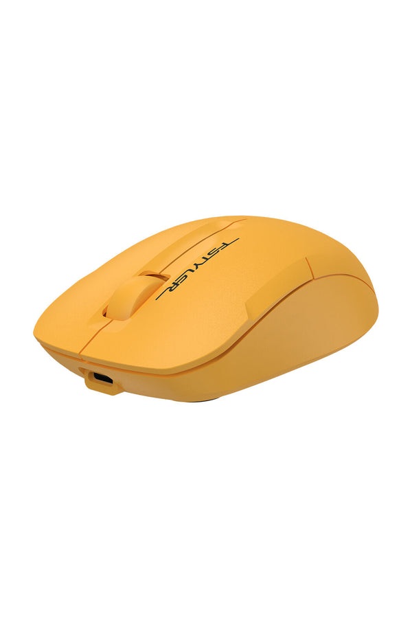A4Tech - A4Tech FG15CS Air2 Yellow Compact Dual-Mode Silent Wireless Mouse - yellow