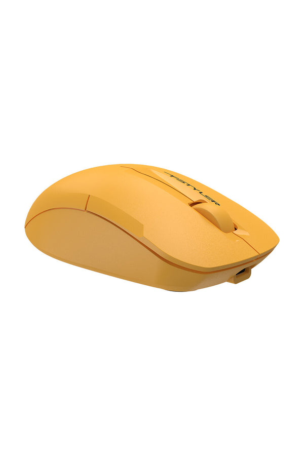 A4Tech - A4Tech FG15CS Air2 Yellow Compact Dual-Mode Silent Wireless Mouse - yellow