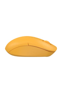 A4Tech - A4Tech FG15CS Air2 Yellow Compact Dual-Mode Silent Wireless Mouse - yellow