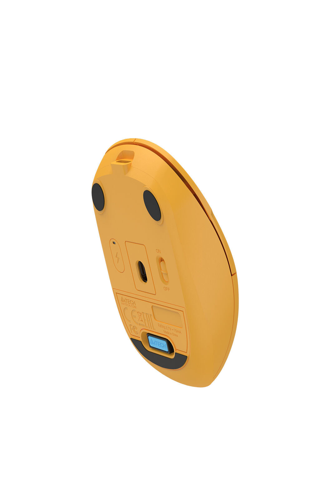A4Tech - FG15C Air2 S.Dual Funct. Mouse - yellow