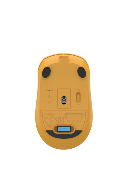 A4Tech - FG15C Air2 S.Dual Funct. Mouse - yellow