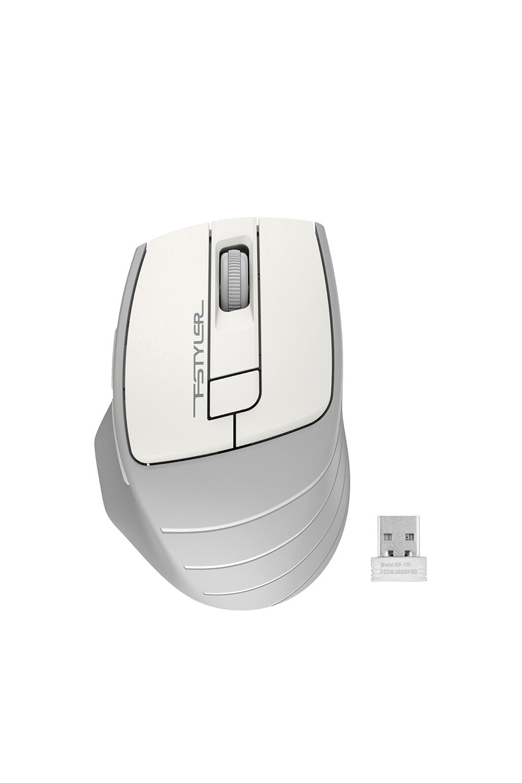 A4Tech - FG30S Silent Nano Rec. Mouse - white