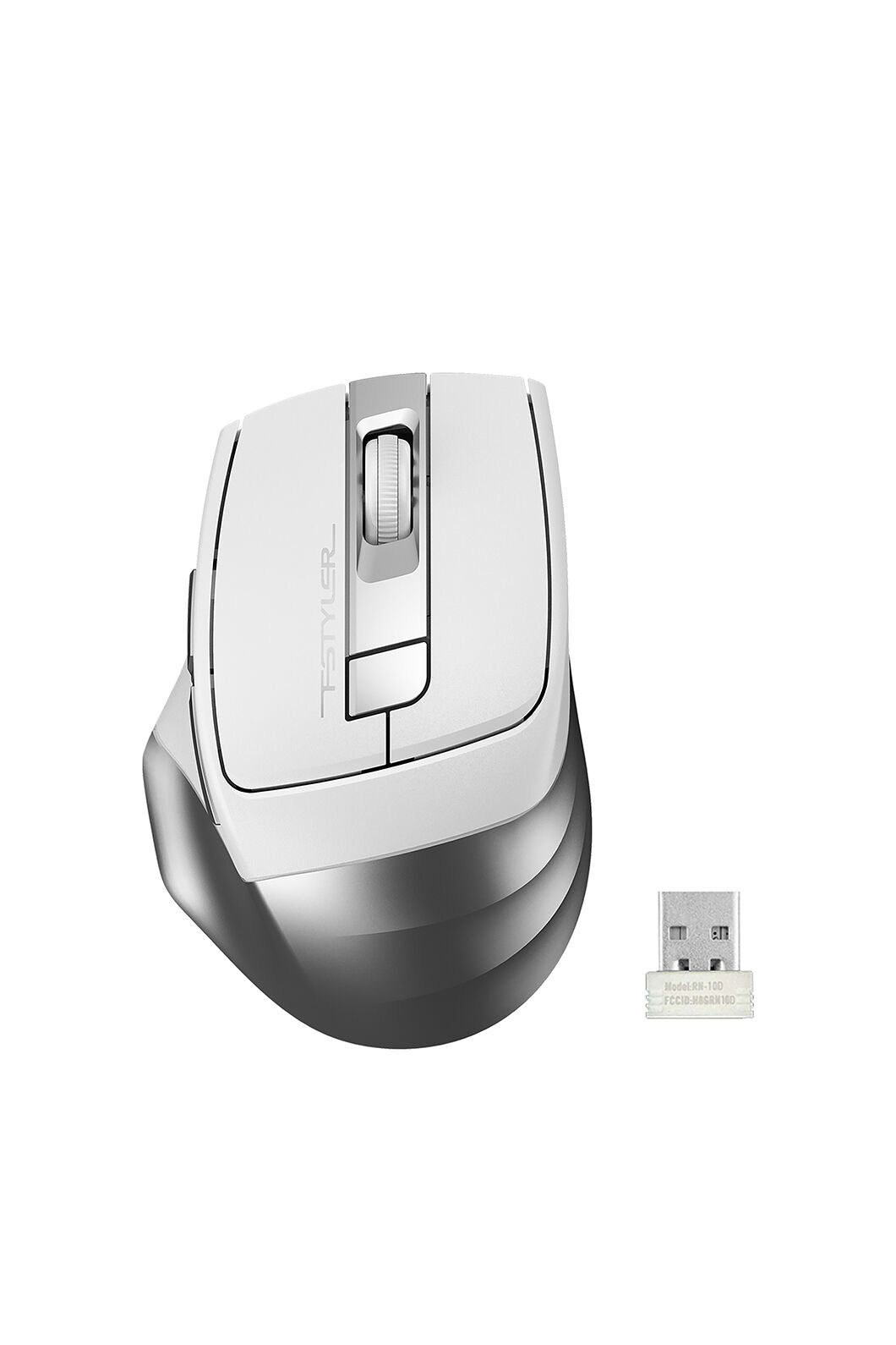 A4Tech - FG35S Silent Nano. Rec. Mouse - silver