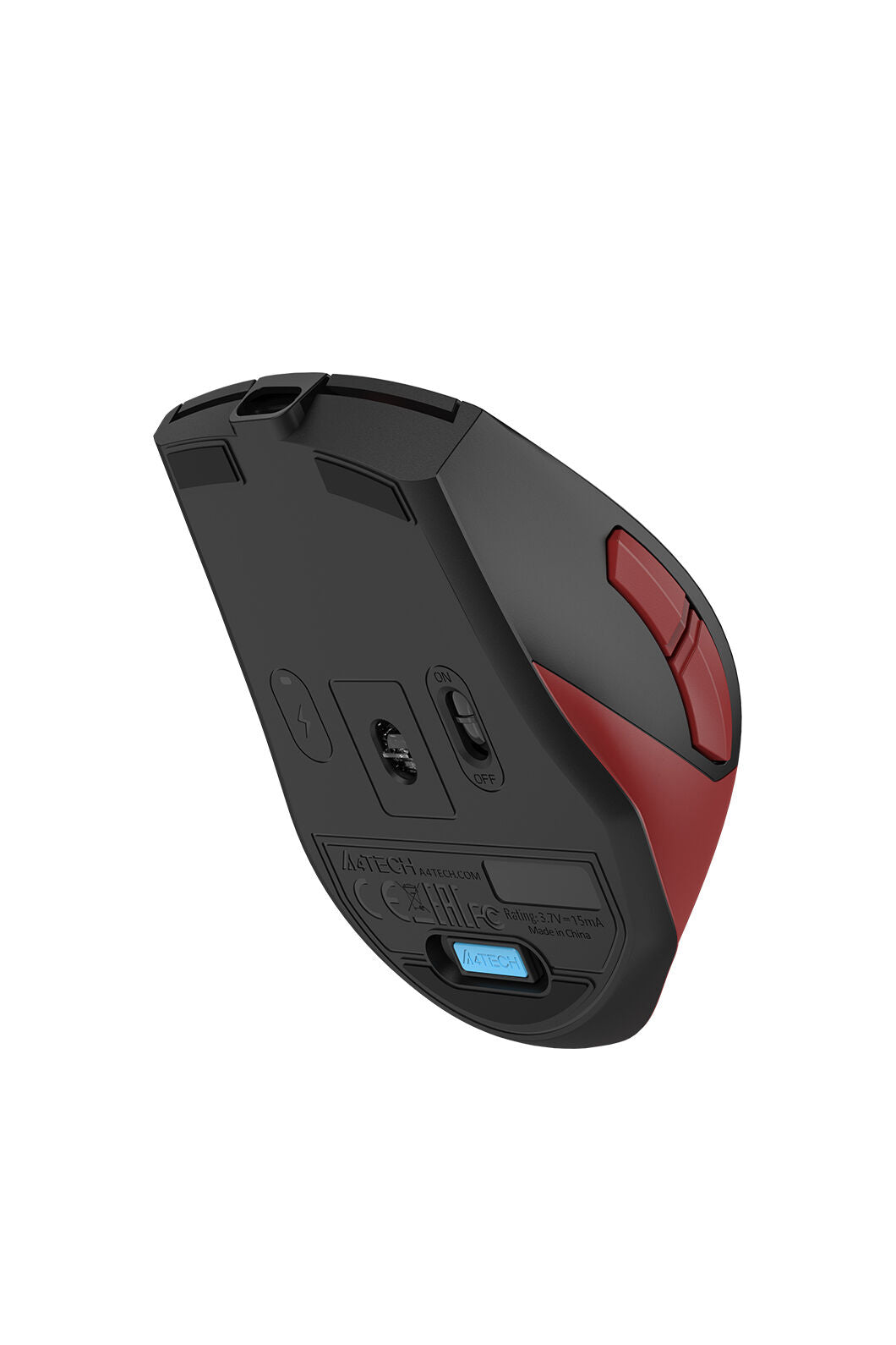 A4Tech - FG45CS Air2 S.Recharge Mouse - sports-red