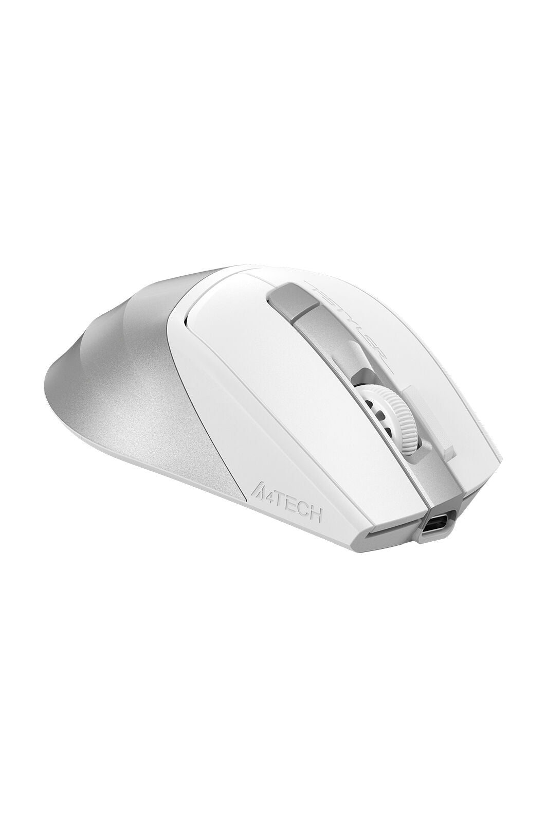 A4Tech - FG45CS Air2 S.Recharge Mouse - silver-white