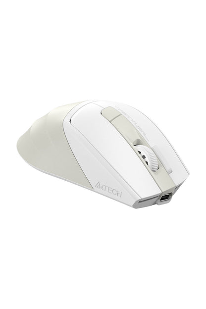 A4Tech - FG45CS Air2 S.Recharge Mouse - cream-beige