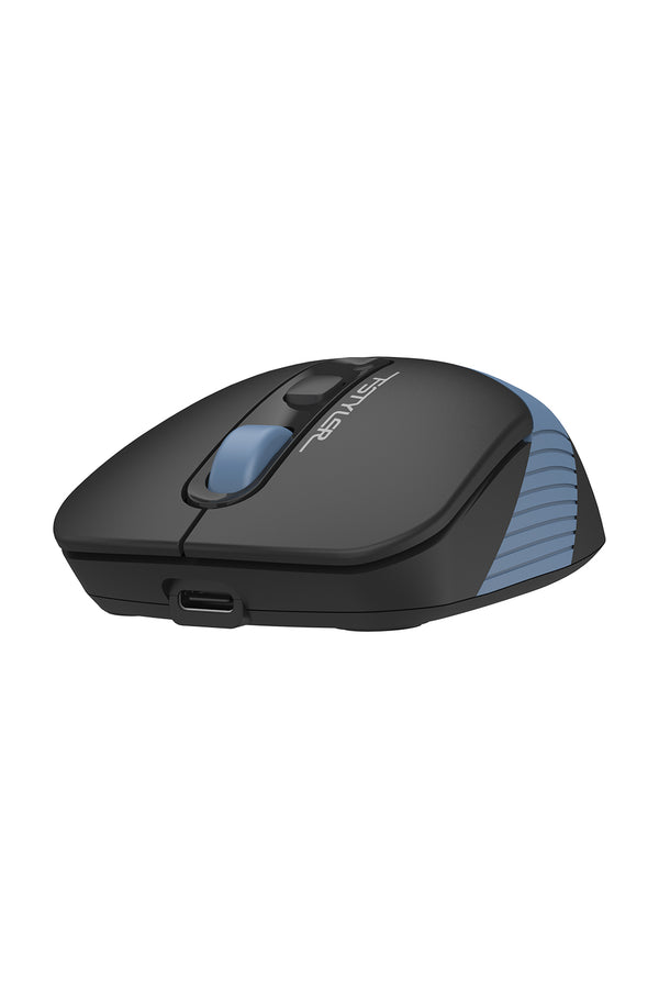 A4Tech - A4Tech FB10CS Ash Blue Compact Silent Office Mouse - ash-blue