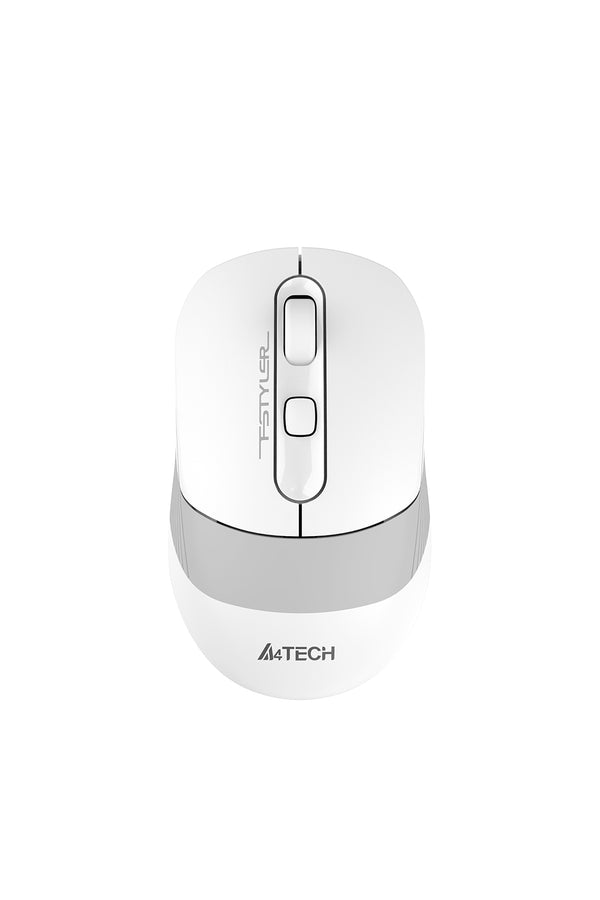 A4Tech - A4Tech FB10CS Grayish White Compact Silent Office Mouse - grayish-white