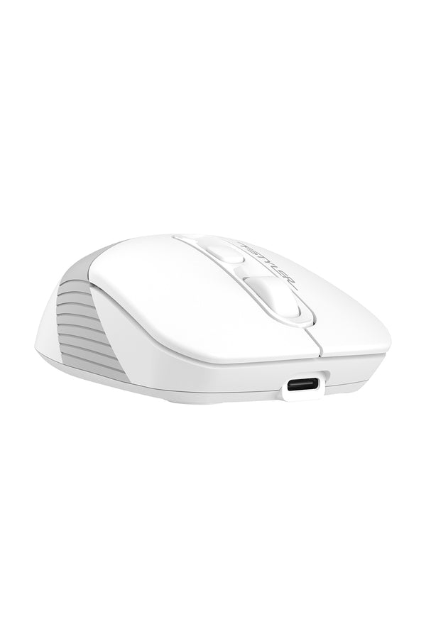 A4Tech - A4Tech FB10CS Grayish White Compact Silent Office Mouse - grayish-white