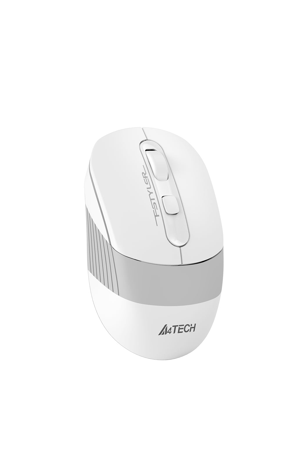 A4Tech - A4Tech FB10CS Grayish White Compact Silent Office Mouse - grayish-white