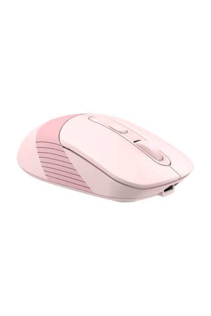 A4Tech - FB10CS Silent Office Mouse - baby-pink