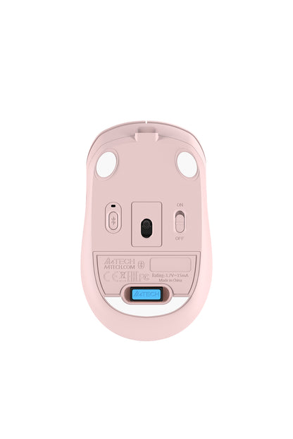 A4Tech - FB10CS Silent Office Mouse - baby-pink