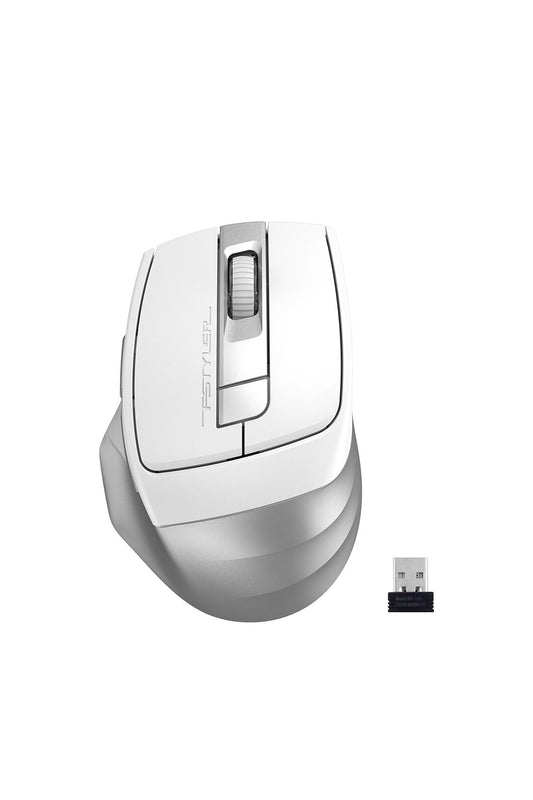 A4Tech - FB35CS Silent 2Mode Mouse - icy-white
