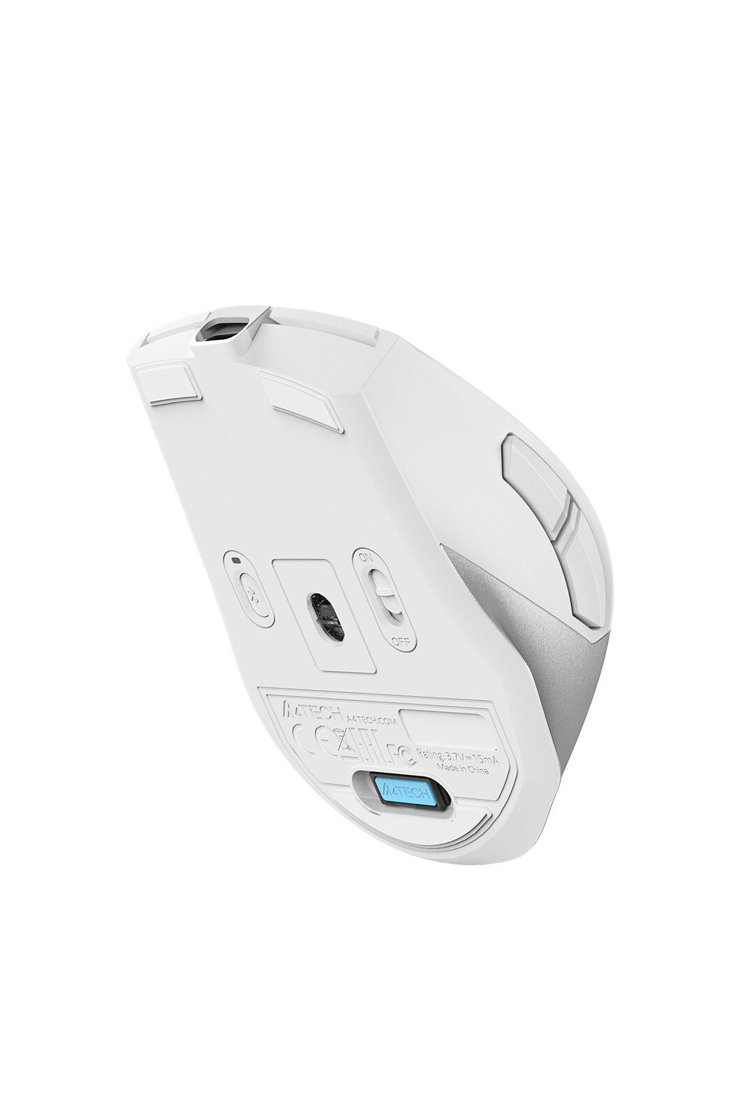 A4Tech - FB45CS Air2 Silent 2mode Mouse - silver-white