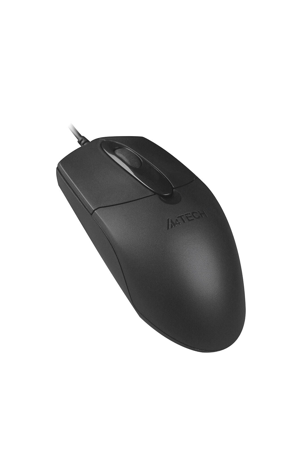 A4Tech - A4Tech OP-720S Black Compact Silent Optical Wired Mouse - black