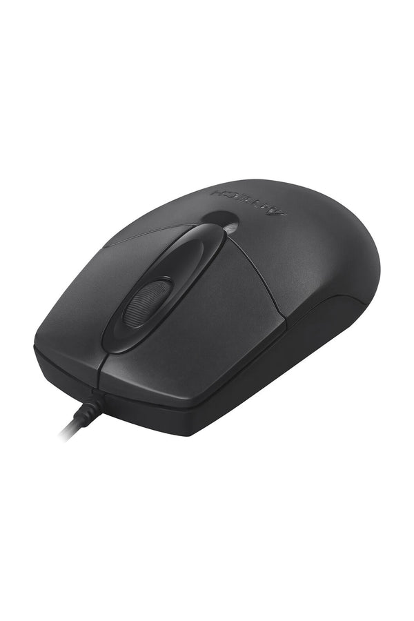 A4Tech - A4Tech OP-720S Black Compact Silent Optical Wired Mouse - black