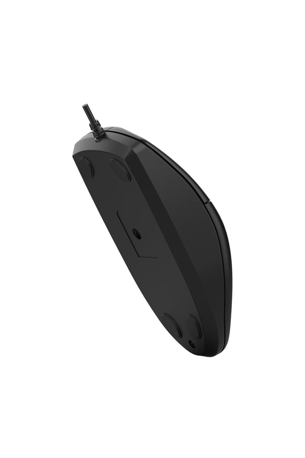 A4Tech - A4Tech N-530S Black Full-Size Illuminate Silent Wired Optical Mouse - black