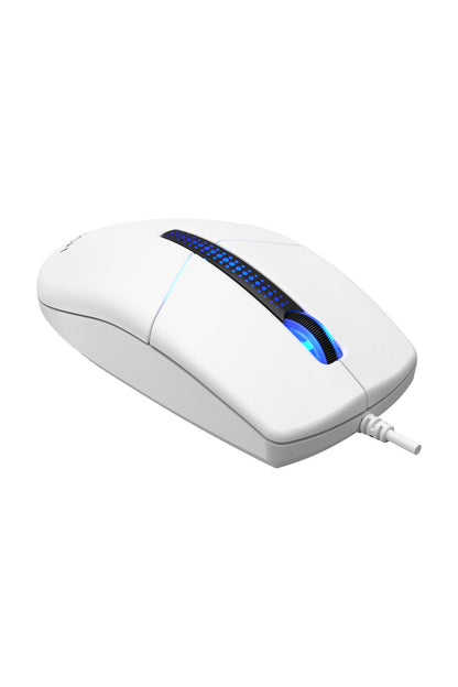 A4Tech - N-530S Illuminate Silent Mouse - white