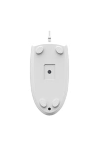 A4Tech - A4Tech N-530S White Full-Size Illuminate Silent Wired Optical Mouse - white