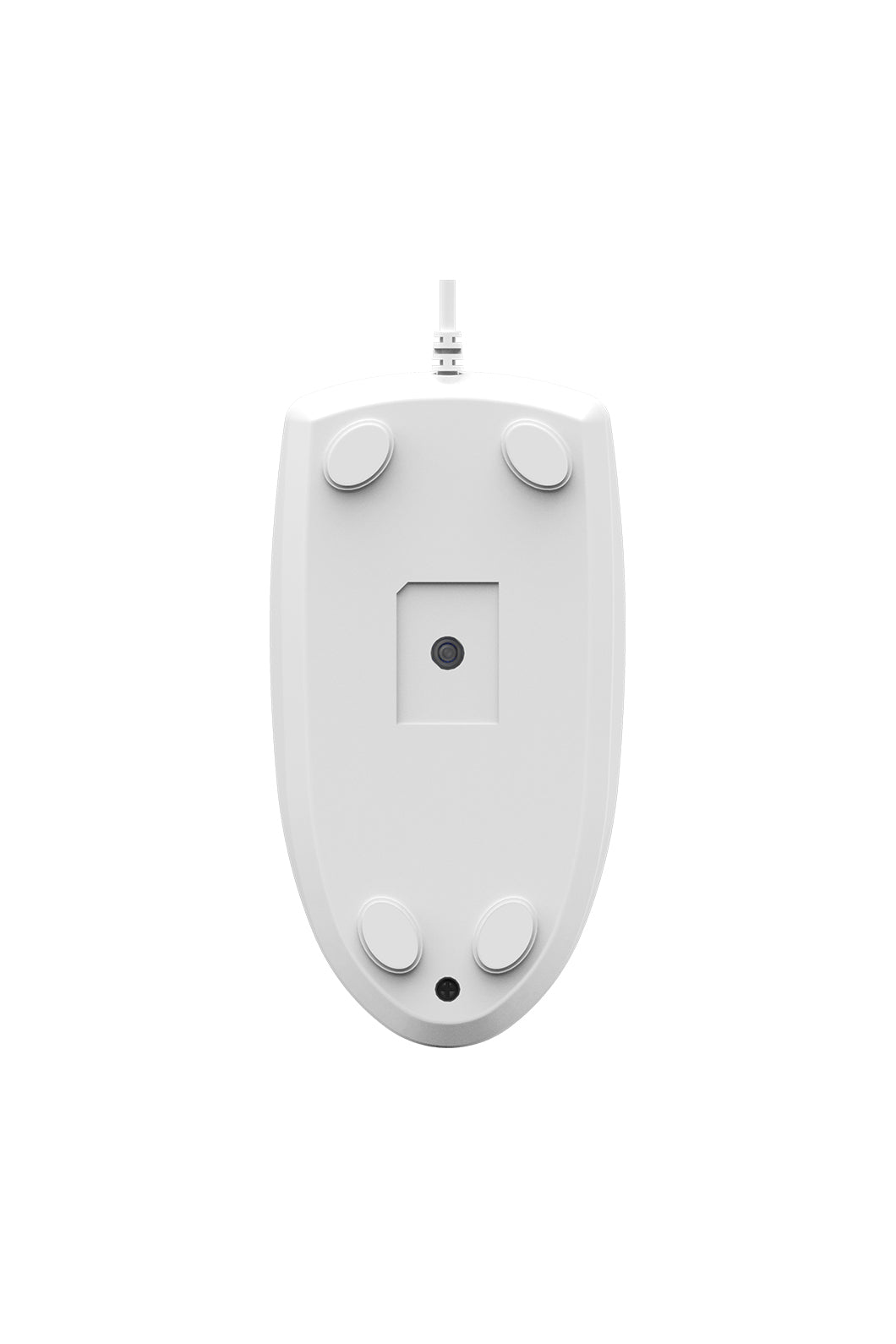 A4Tech - A4Tech N-530S White Full-Size Illuminate Silent Wired Optical Mouse - white