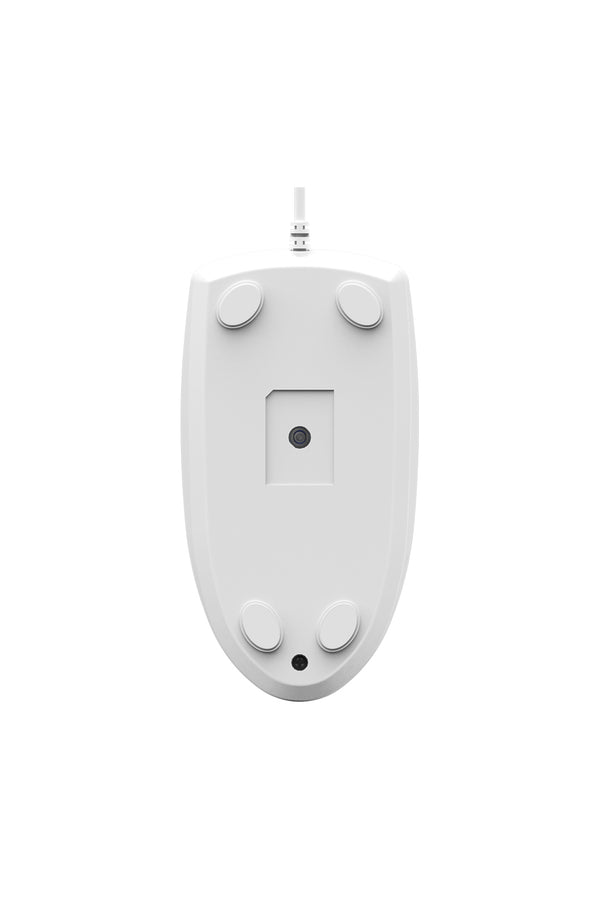 A4Tech - A4Tech N-530S White Full-Size Illuminate Silent Wired Optical Mouse - white