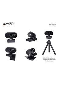 A4Tech - A4Tech PK-925H Black Full HD 1080P Fixed Focus Webcam - black