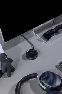 A4Tech - A4Tech HUB-30 Black 4-Port USB 3.0 High-Speed Charging Hub - black