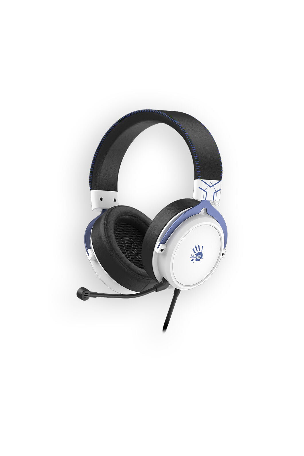 BLOODY - Bloody M590i Sports Navy USB Wired 7.1 Surround Gaming Headphone - sports-navy