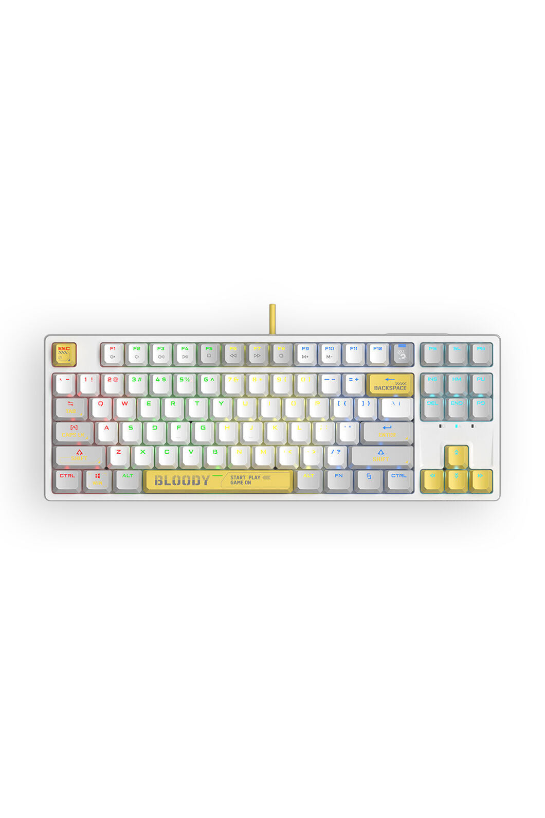 BLOODY - S87 BLMS Mechanical KB 75% - energy-white